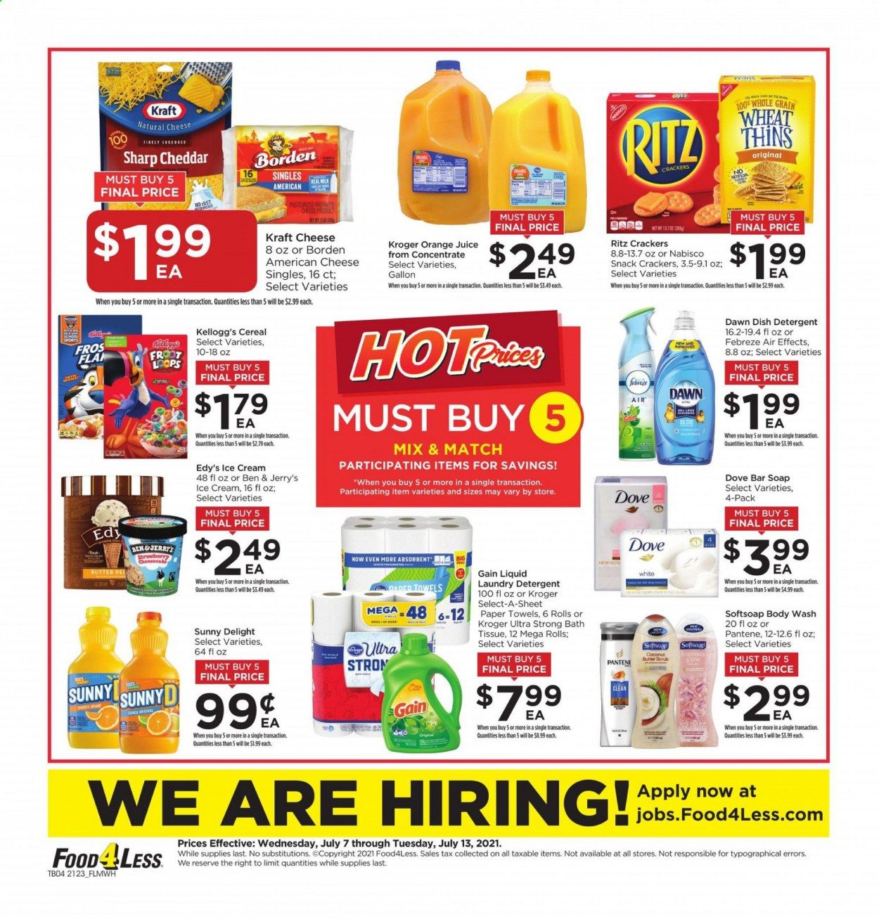 Food 4 Less (IL) Weekly Ad Flyer July 7 to July 13