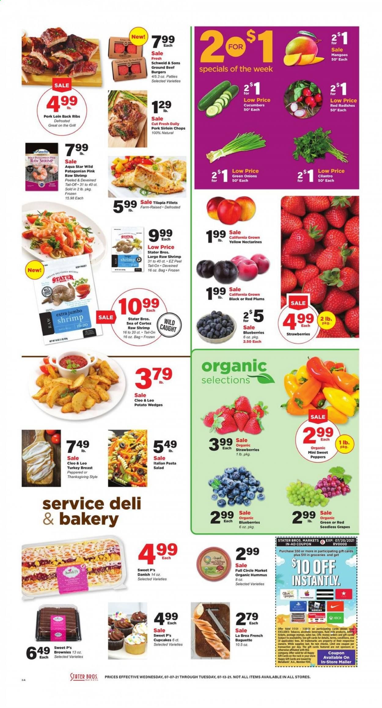 Stater Bros. (CA) Weekly Ad Flyer July 7 to July 13