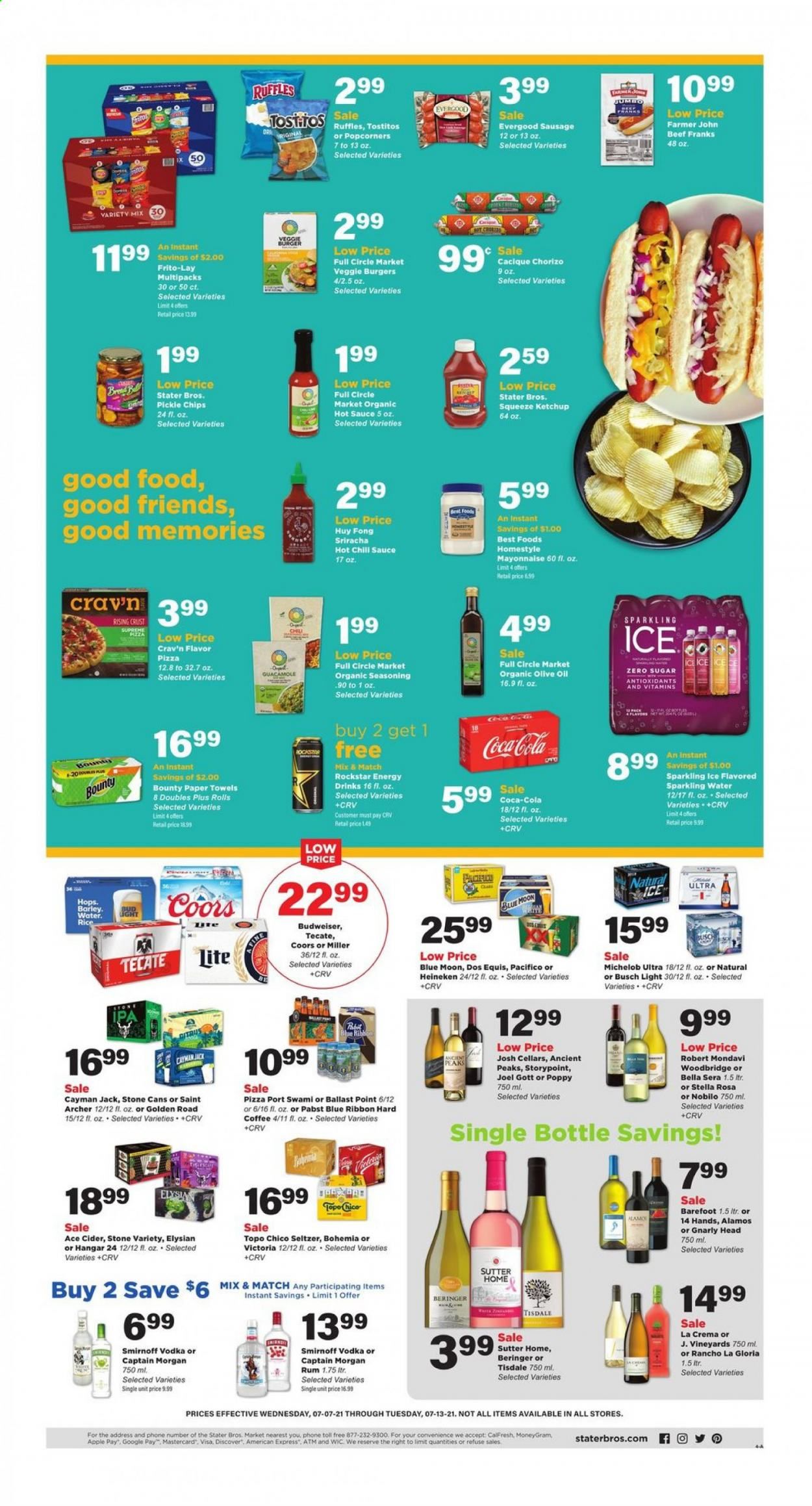 Stater Bros. (CA) Weekly Ad Flyer July 7 to July 13