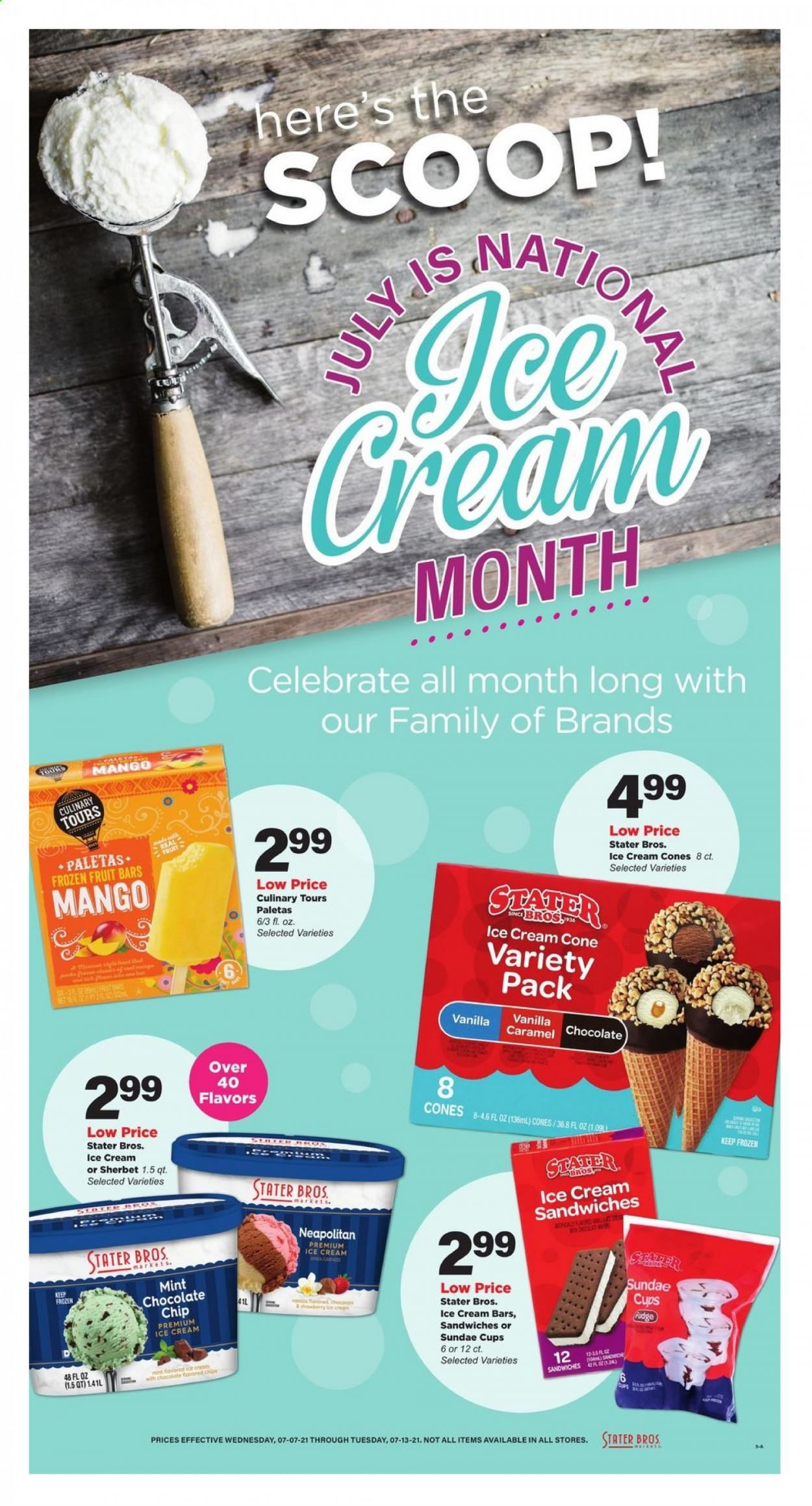 Stater Bros. (CA) Weekly Ad Flyer July 7 to July 13