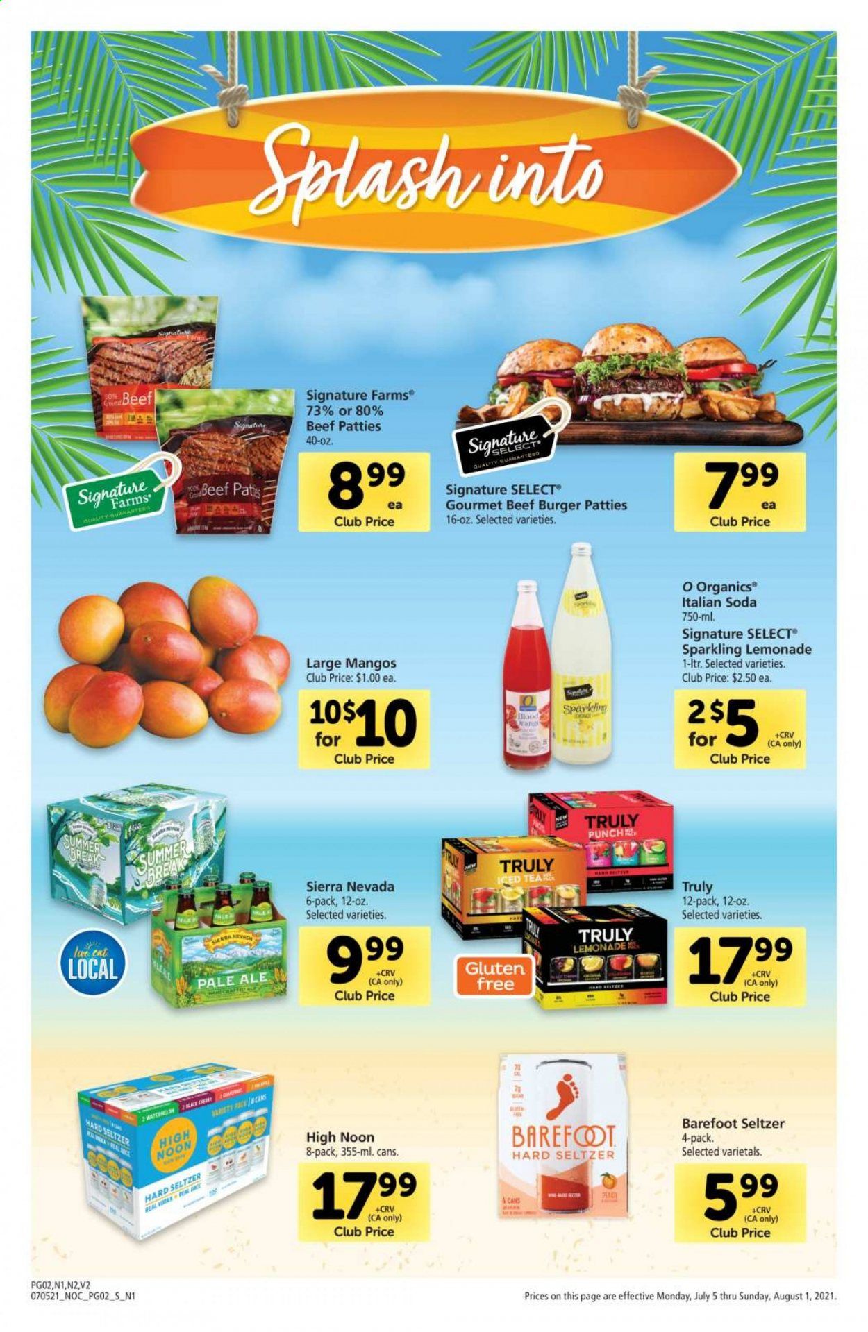 Safeway (AZ, CA, CO, HI, MD, NE, OR, VA, WA) Weekly Ad Flyer July 5 to August 1