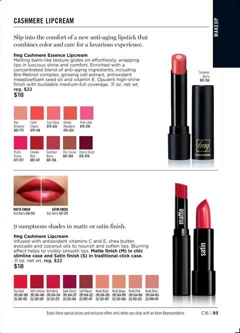 Avon Weekly Ad Flyer July 6 to July 19