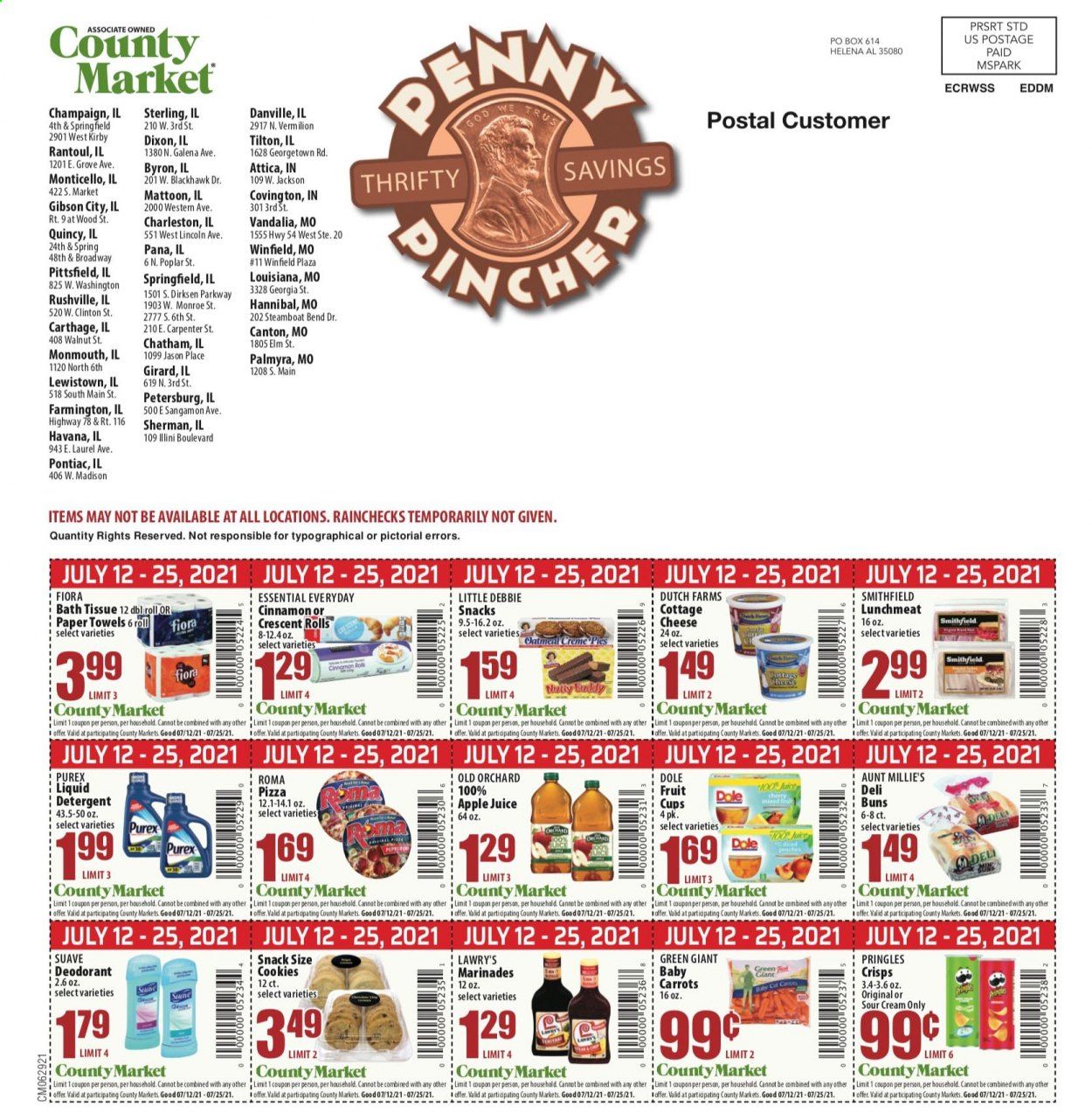 County Market (IL, IN, MO) Weekly Ad Flyer June 29 to July 25