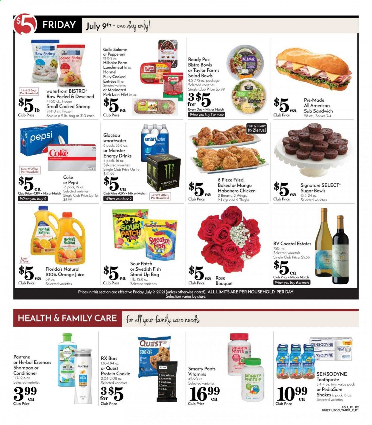 Pavilions (CA) Weekly Ad Flyer July 7 to July 13