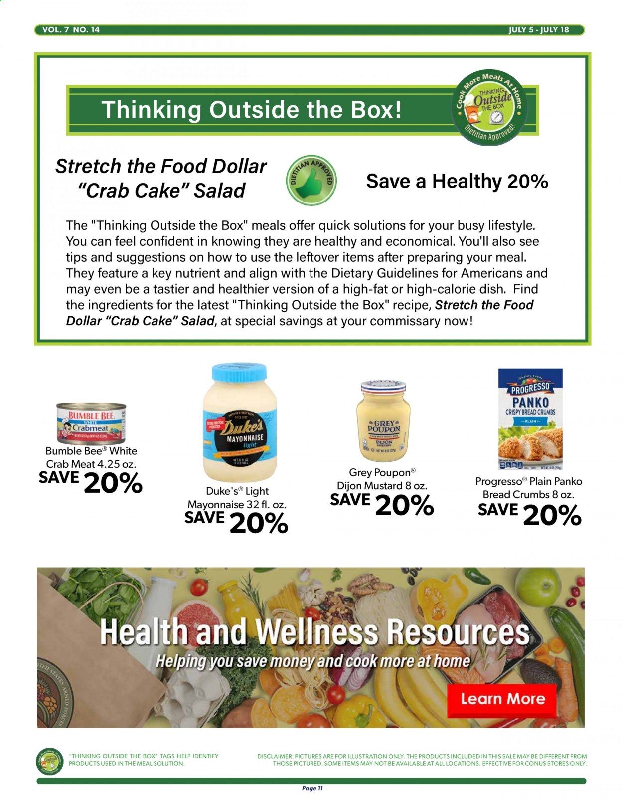 Commissary Weekly Ad Flyer July 5 to July 18