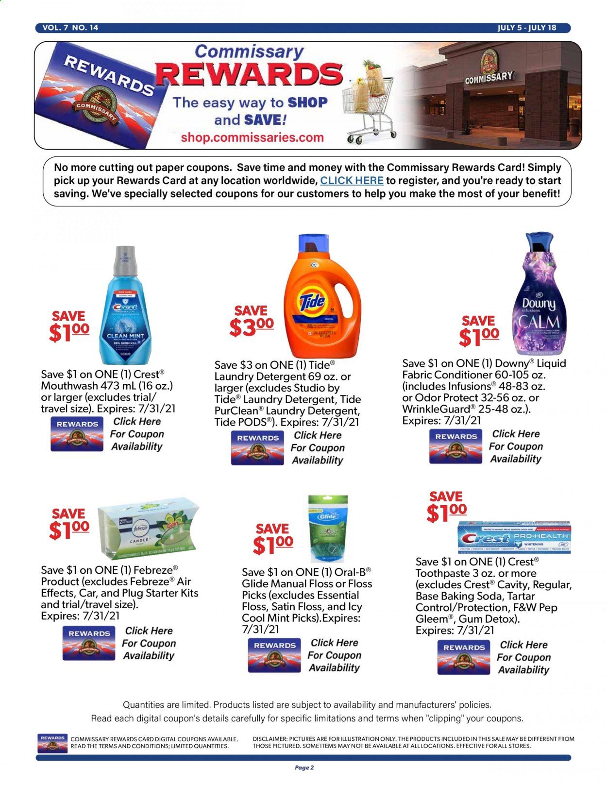 Commissary Weekly Ad Flyer July 5 to July 18