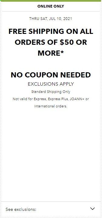 JOANN Weekly Ad Flyer July 7 to July 10