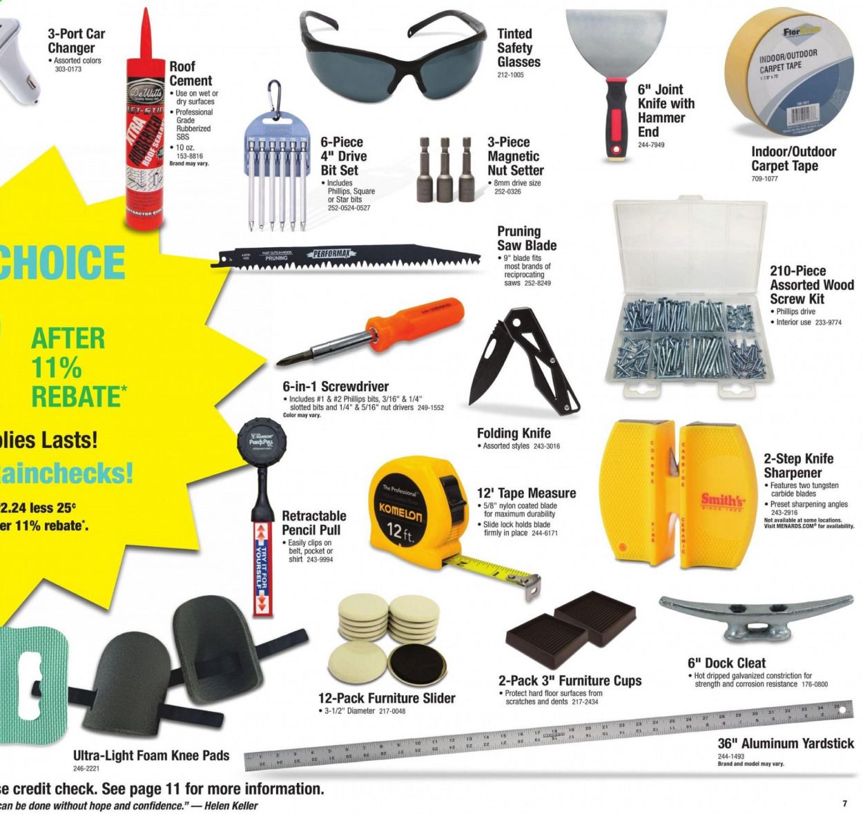 Menards Weekly Ad Flyer July 7 to July 17