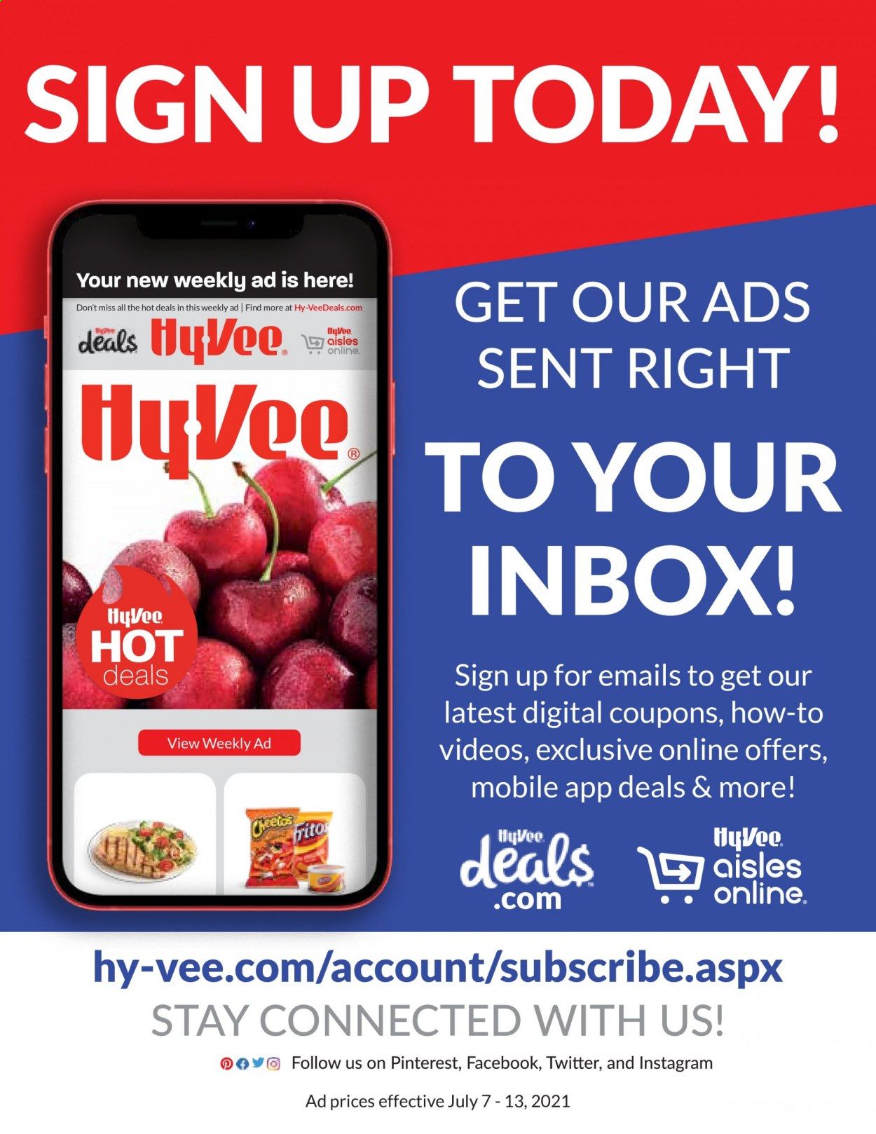Hy-Vee (IA, IL, MN, MO, SD) Weekly Ad Flyer July 7 to July 13