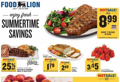 Food Lion (NC) Weekly Ad Flyer July 7 to July 13