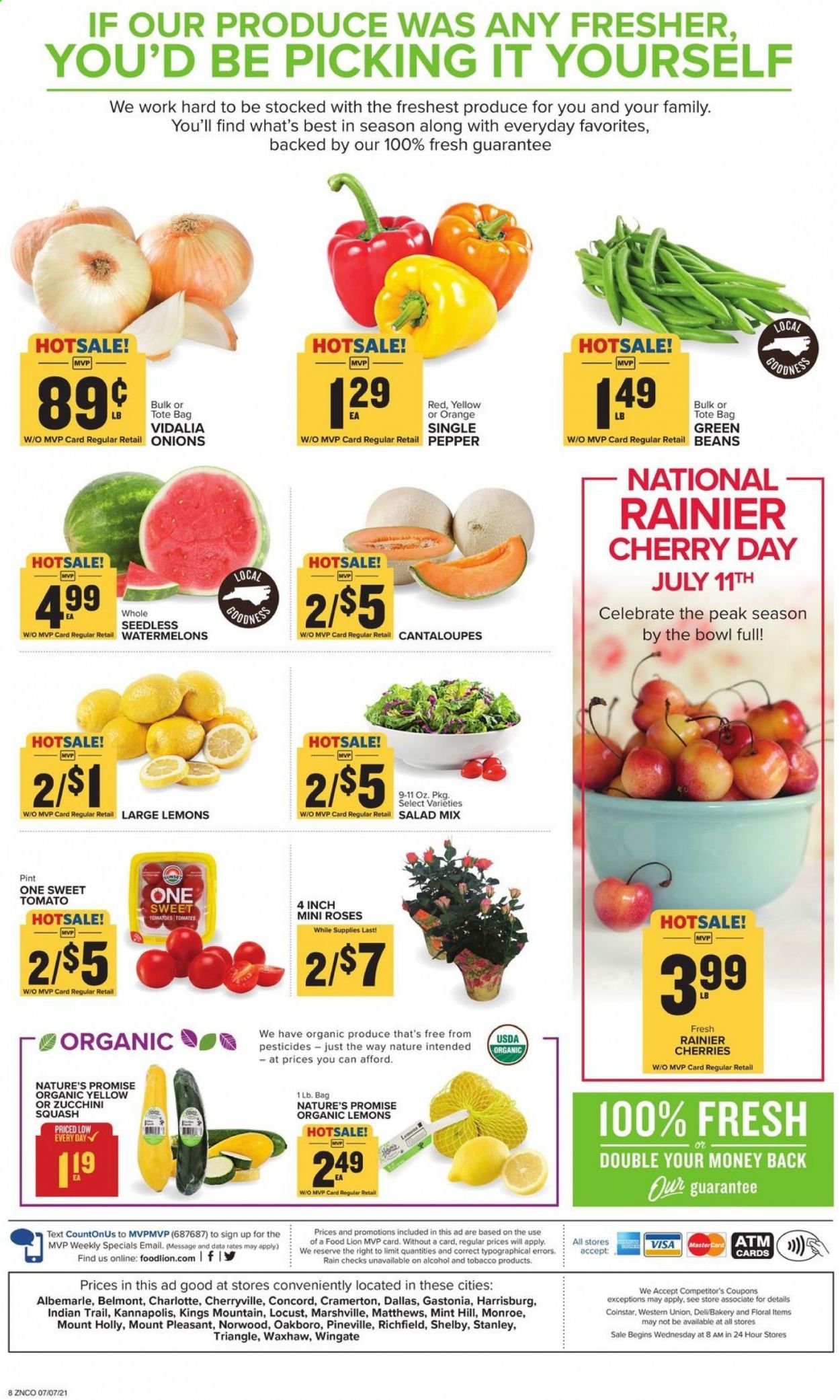Food Lion (NC) Weekly Ad Flyer July 7 to July 13