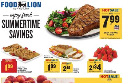 Food Lion (SC) Weekly Ad Flyer July 7 to July 13