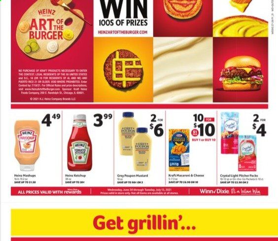 Winn Dixie (AL, FL, GA, LA) Weekly Ad Flyer July 7 to July 13