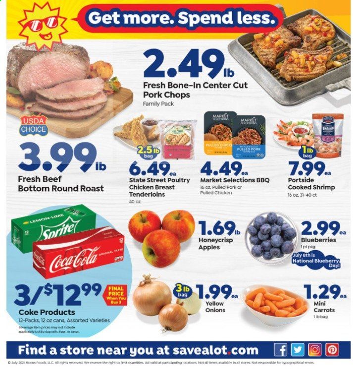 Save a Lot Weekly Ad Flyer July 7 to July 13