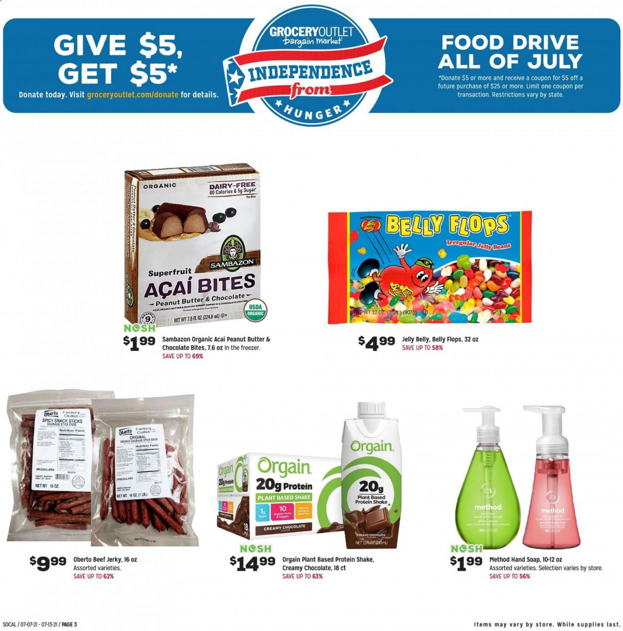 Grocery Outlet (CA, ID, OR, PA, WA) Weekly Ad Flyer July 7 to July 13