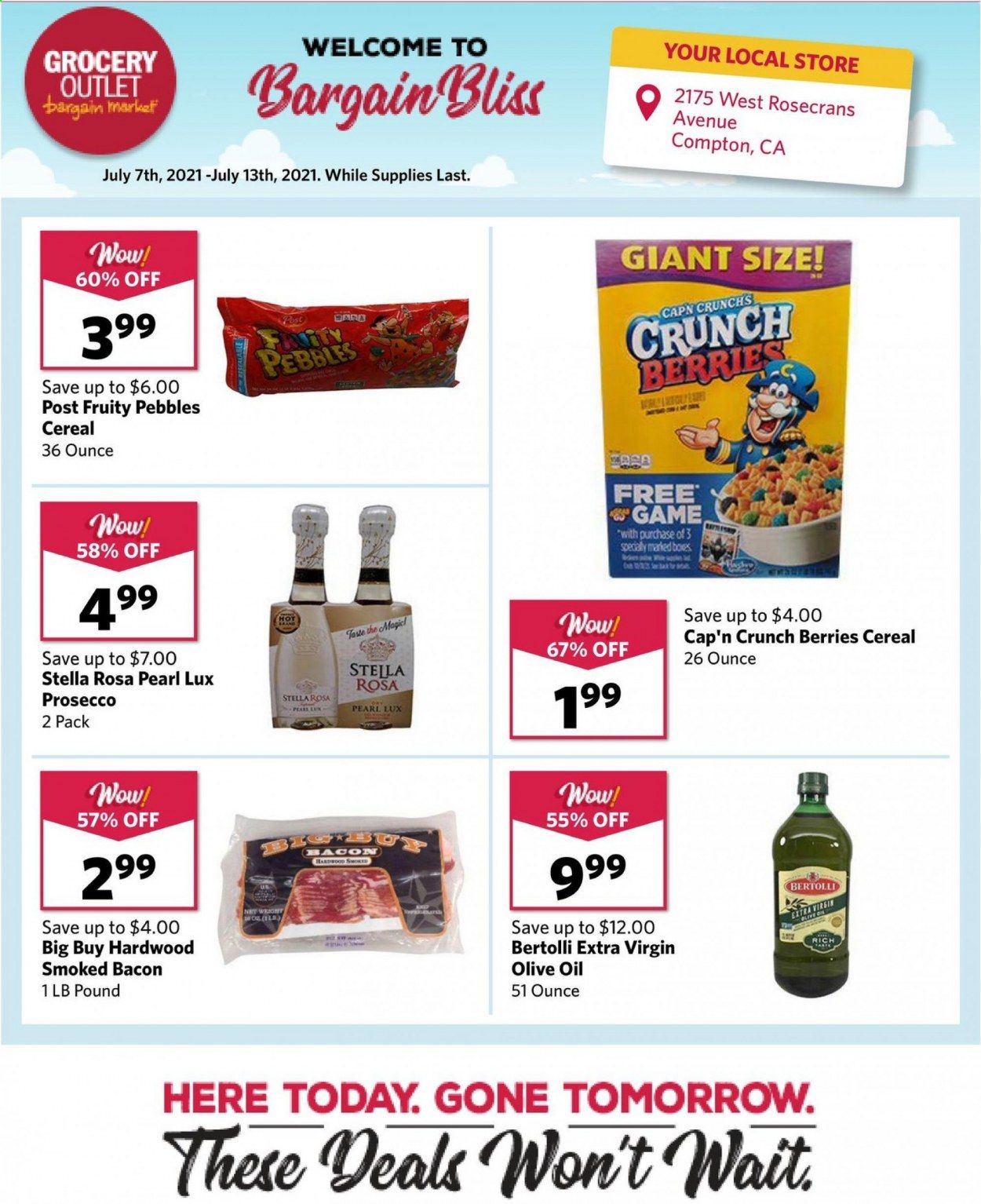 Grocery Outlet (CA, ID, OR, PA, WA) Weekly Ad Flyer July 7 to July 13