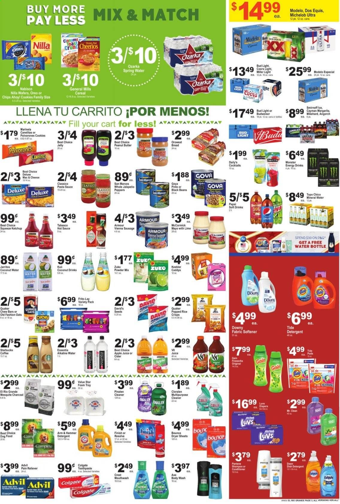 El Rio Grande (10, 21, 25, 30, 34, 53, 90) Weekly Ad Flyer July 7 to July 13