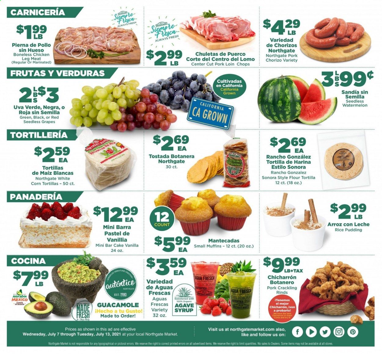 Northgate Market (CA) Weekly Ad Flyer July 7 to July 13