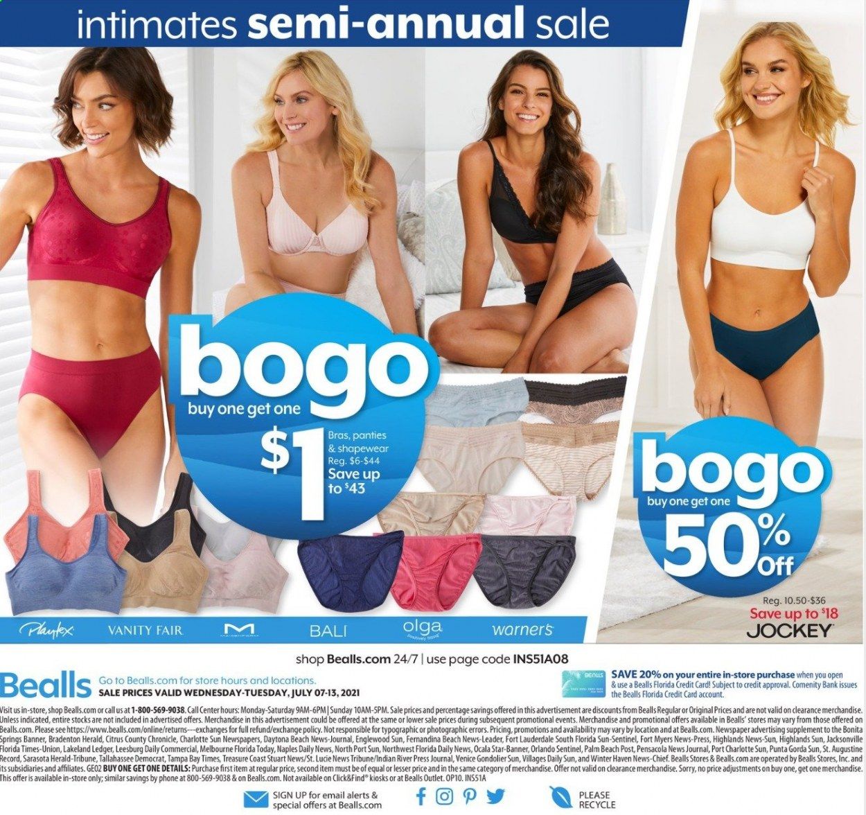 Bealls Florida (FL) Weekly Ad Flyer July 7 to July 13