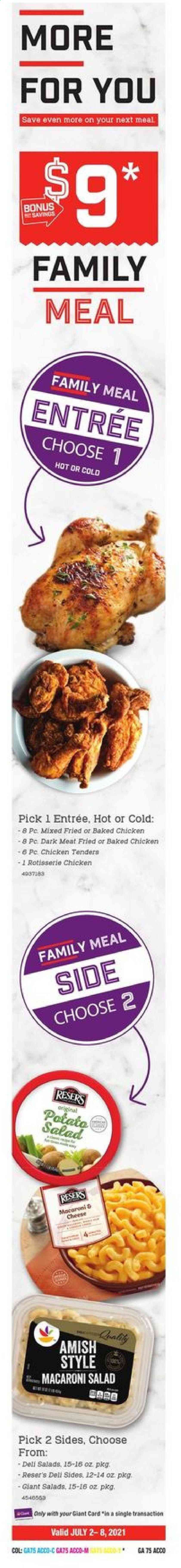 Giant Food (DE, MD, VA) Weekly Ad Flyer July 2 to July 8