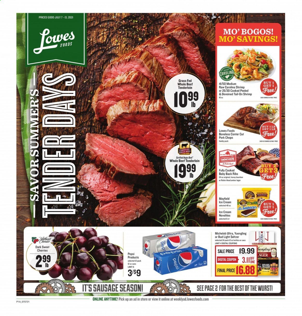 Lowes Foods (NC, SC) Weekly Ad Flyer July 7 to July 13