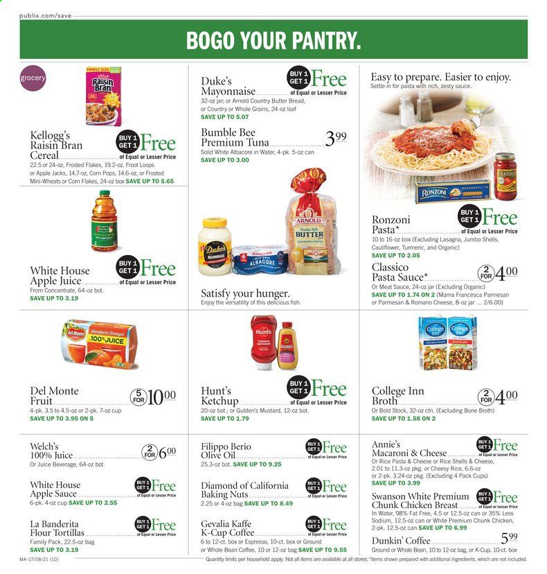 Publix (AL, FL, GA, NC, SC, TN) Weekly Ad Flyer July 8 to July 14