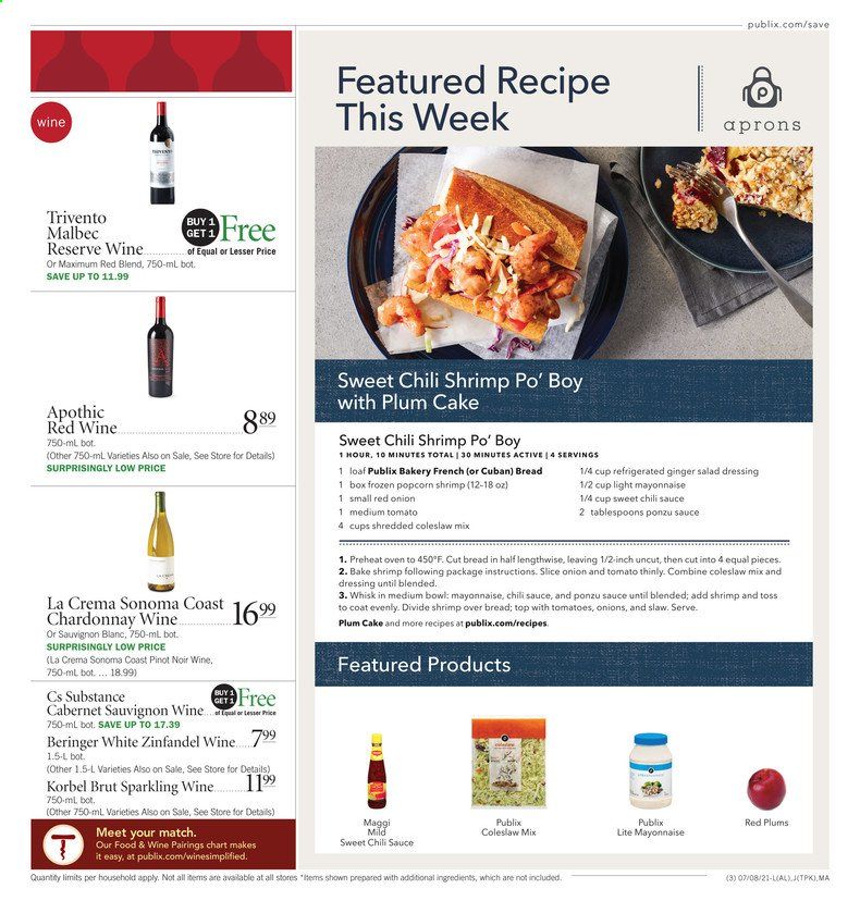 Publix (AL, FL, GA, NC, SC, TN) Weekly Ad Flyer July 8 to July 14