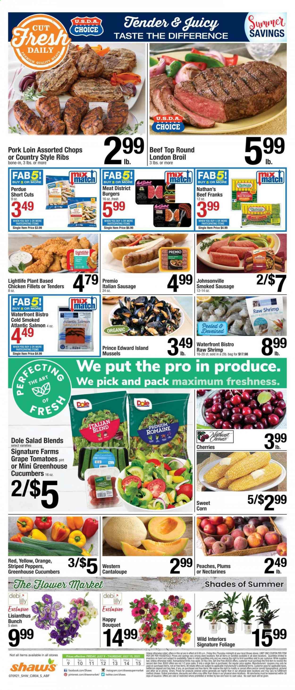 Shaw’s (MA, ME, NH, RI, VT) Weekly Ad Flyer July 9 to July 15