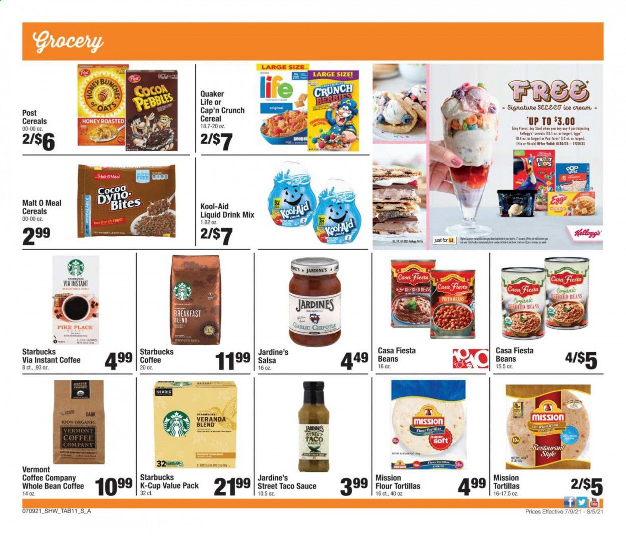 Shaw’s (MA, ME, NH, RI, VT) Weekly Ad Flyer July 9 to August 5