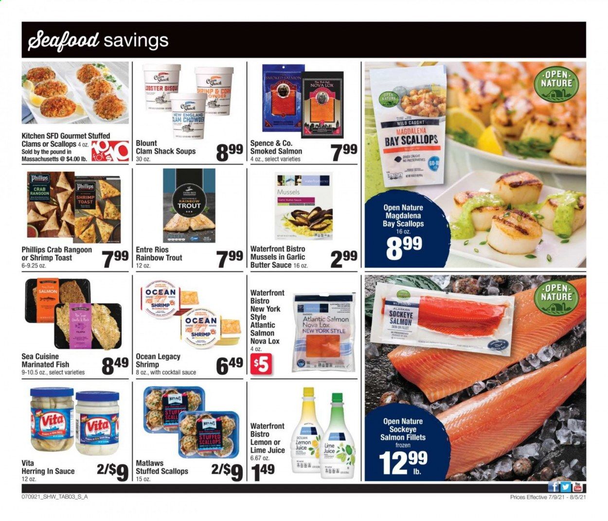 Shaw’s (MA, ME, NH, RI, VT) Weekly Ad Flyer July 9 to August 5