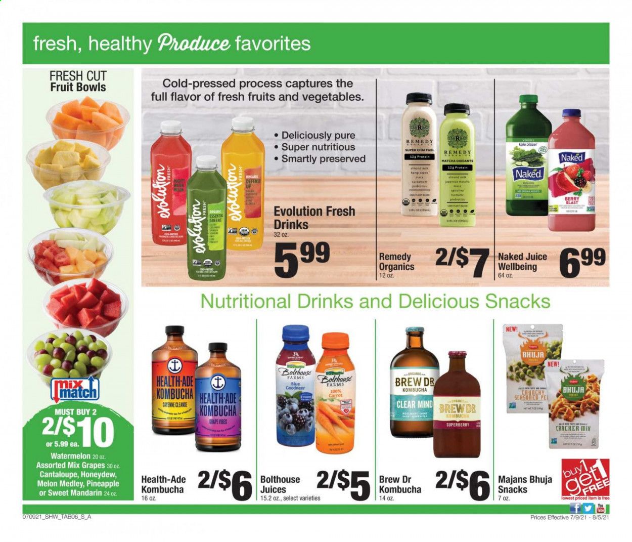 Shaw’s (MA, ME, NH, RI, VT) Weekly Ad Flyer July 9 to August 5