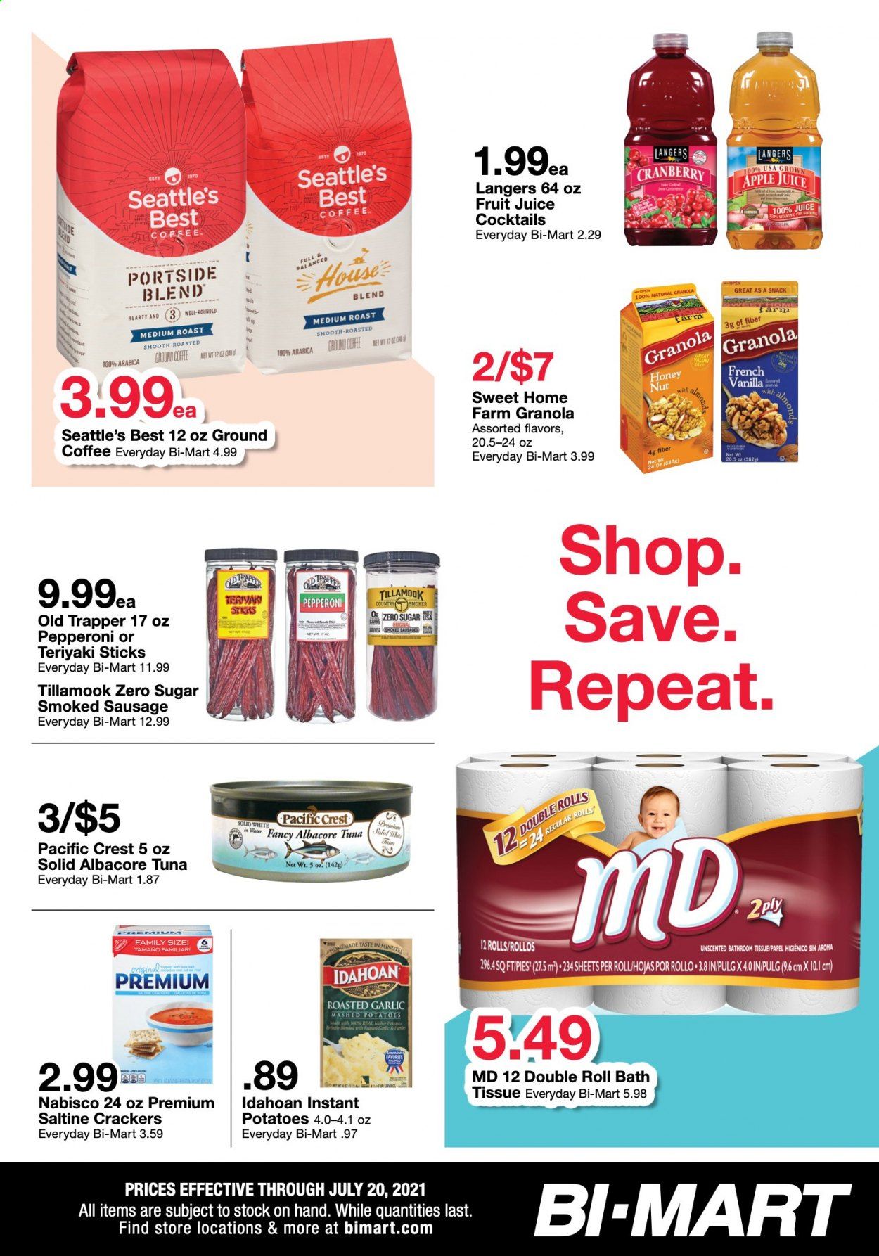 Bi-Mart (ID, OR, WA) Weekly Ad Flyer July 7 to July 20