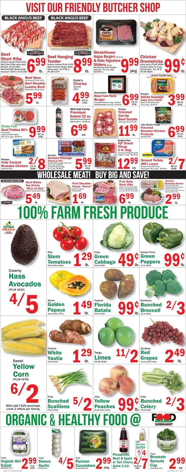 Food Bazaar (CT, NJ, NY) Weekly Ad Flyer July 8 to July 14