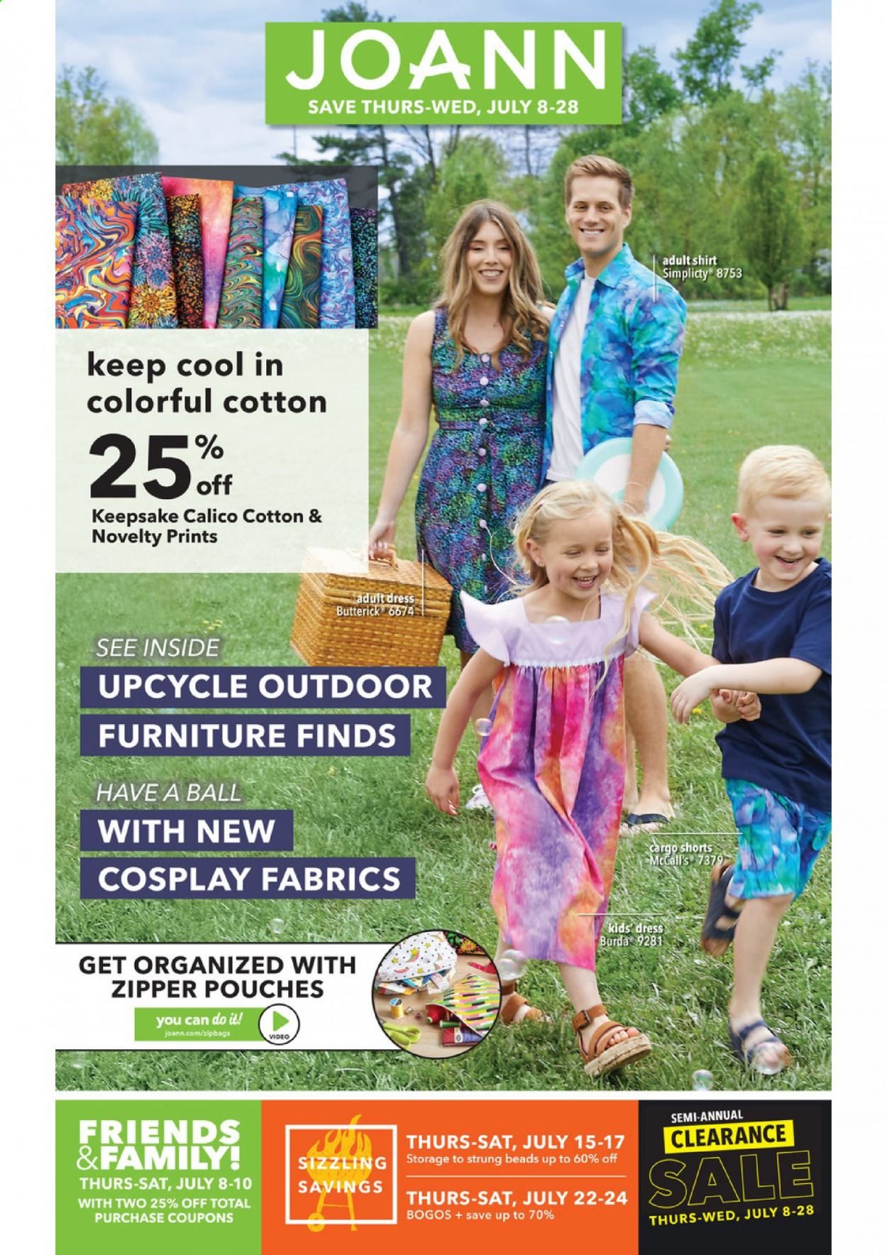 JOANN Weekly Ad Flyer July 8 to July 28
