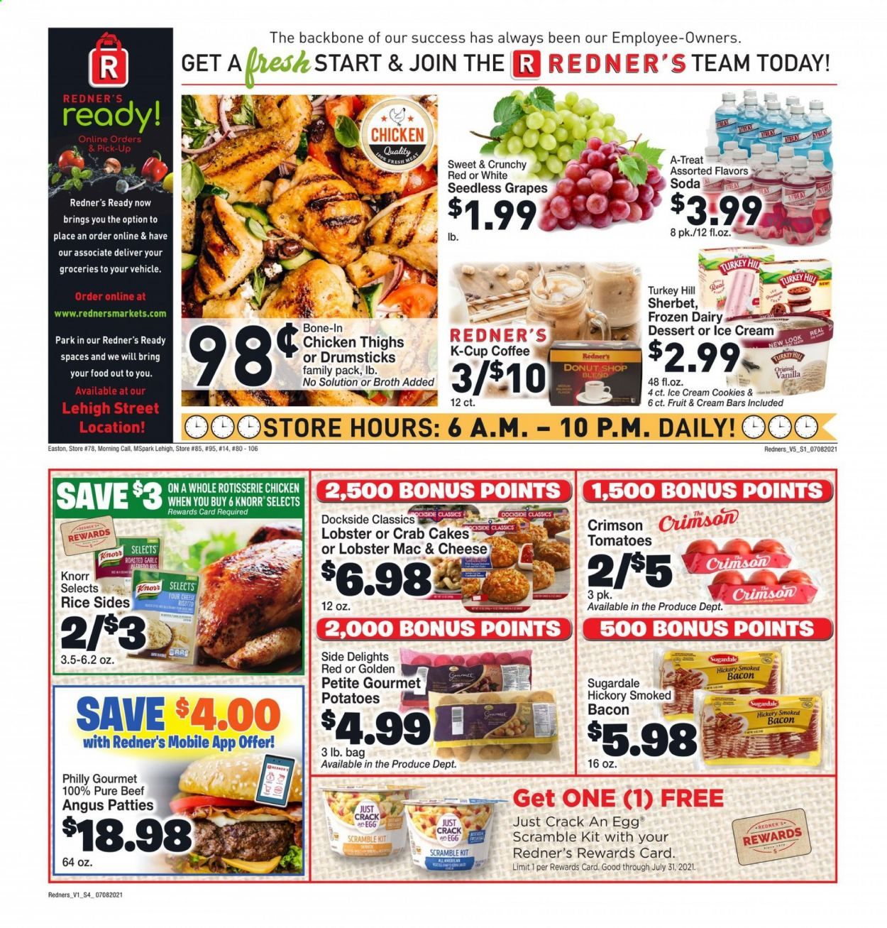Redner's Markets (DE, MD, PA) Weekly Ad Flyer July 8 to July 14