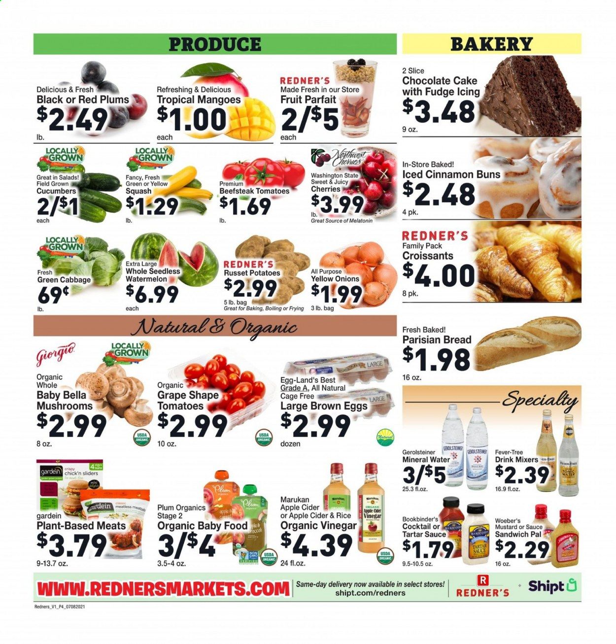 Redner's Markets (DE, MD, PA) Weekly Ad Flyer July 8 to July 14