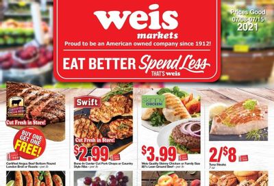 Weis (MD, NY, PA) Weekly Ad Flyer July 8 to July 15