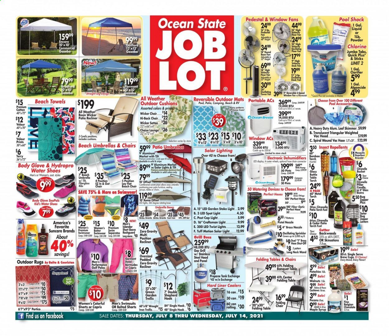 Ocean State Job Lot (CT, MA, ME, NH, NJ, NY, RI) Weekly Ad Flyer July 8 to July 14