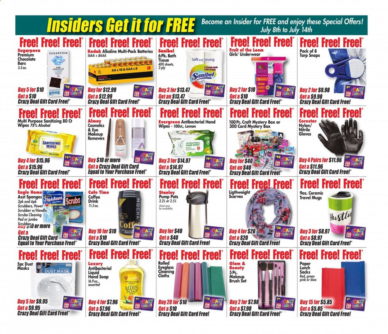 Ocean State Job Lot (CT, MA, ME, NH, NJ, NY, RI) Weekly Ad Flyer July 8 to July 14