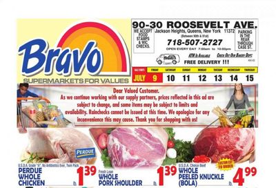 Bravo Supermarkets (CT, FL, MA, NJ, NY, PA) Weekly Ad Flyer July 9 to July 15