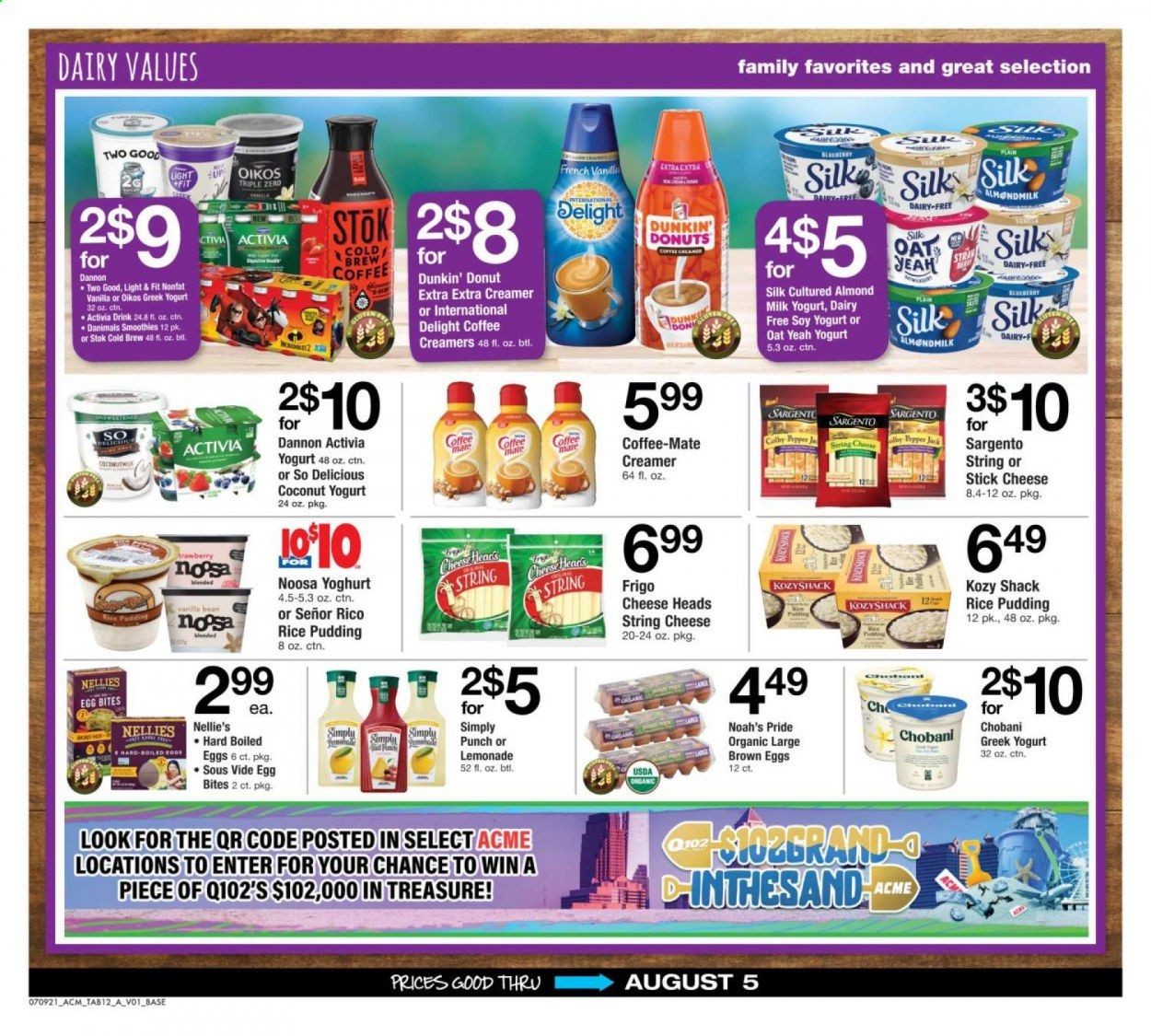 ACME (DE, NJ, NY, PA) Weekly Ad Flyer July 9 to August 5