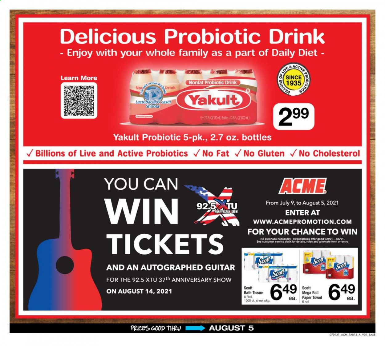 ACME (DE, NJ, NY, PA) Weekly Ad Flyer July 9 to August 5