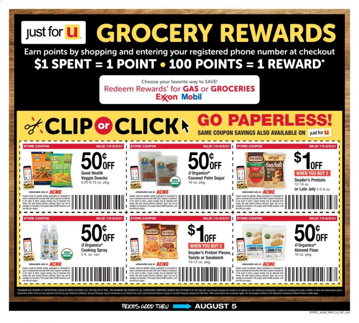 ACME (DE, NJ, NY, PA) Weekly Ad Flyer July 9 to August 5
