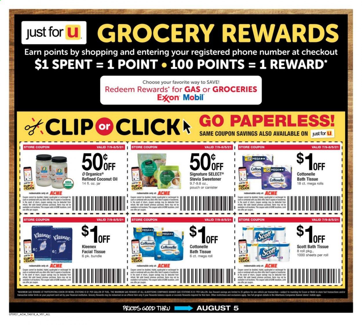 ACME (DE, NJ, NY, PA) Weekly Ad Flyer July 9 to August 5