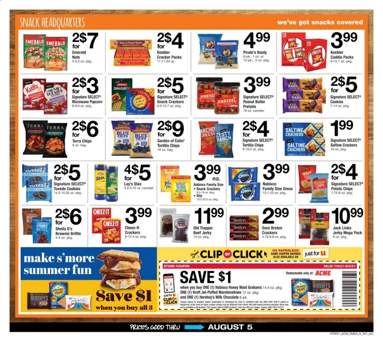 ACME (DE, NJ, NY, PA) Weekly Ad Flyer July 9 to August 5