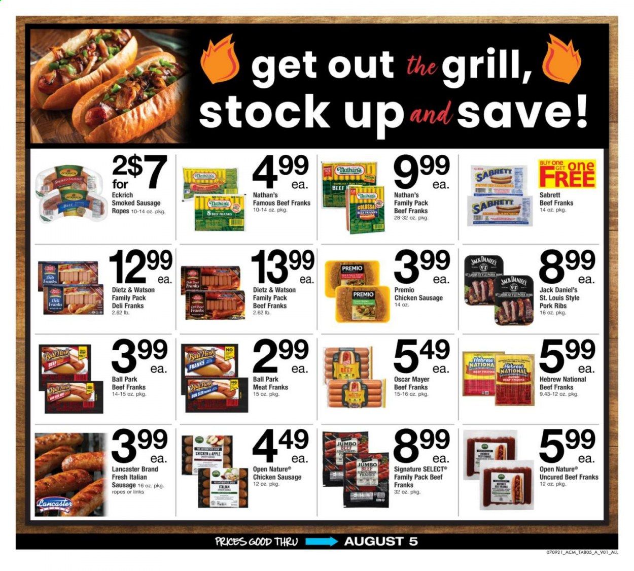ACME (DE, NJ, NY, PA) Weekly Ad Flyer July 9 to August 5