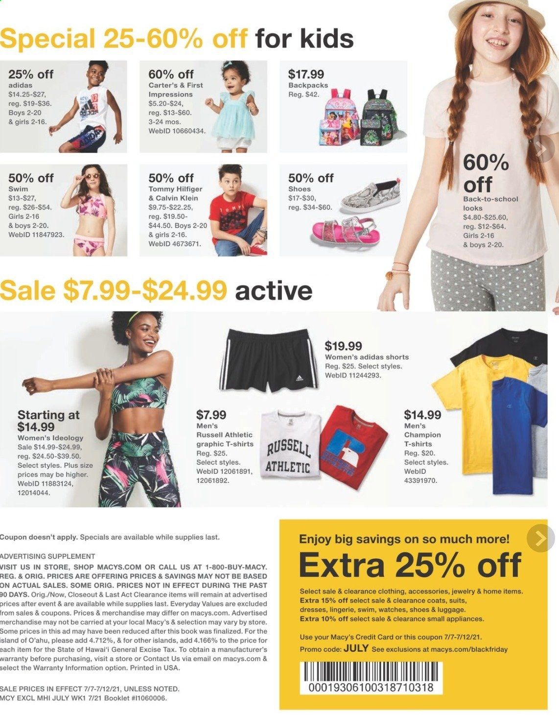Macy's Weekly Ad Flyer July 7 to July 12