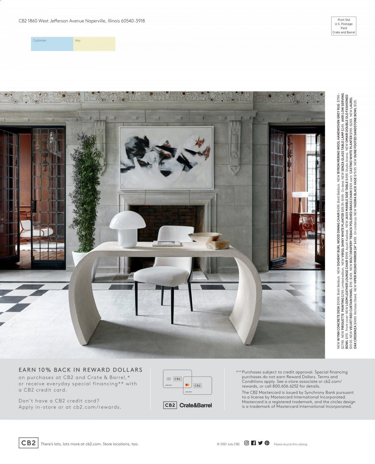 CB2 Weekly Ad Flyer July 9 to July 16