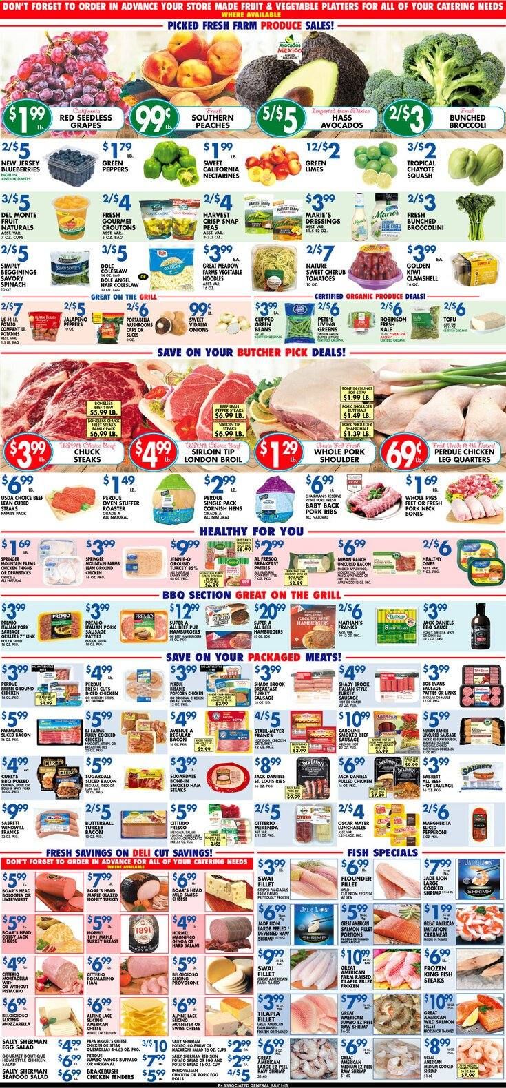 Associated Supermarkets (NY) Weekly Ad Flyer July 9 to July 15