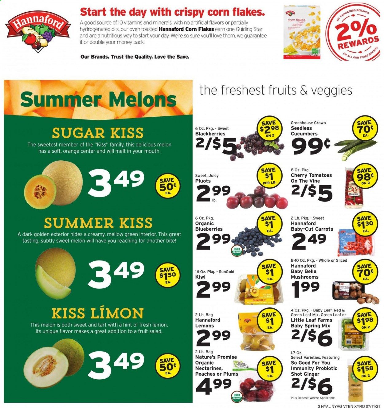 Hannaford (NY) Weekly Ad Flyer July 11 to July 17